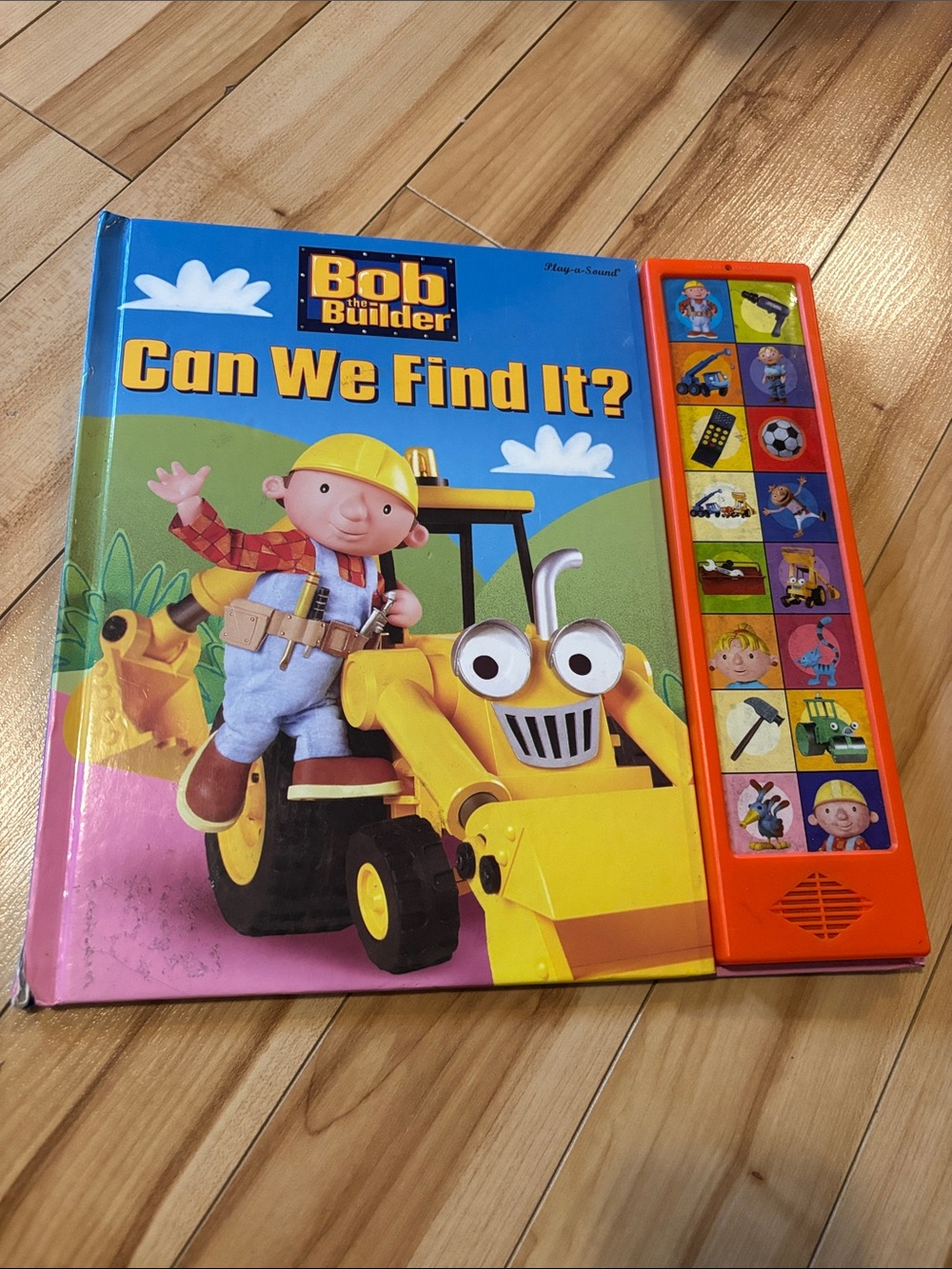 Bob the Builder Can We Find It? Sound Book Y2K Retro Toy